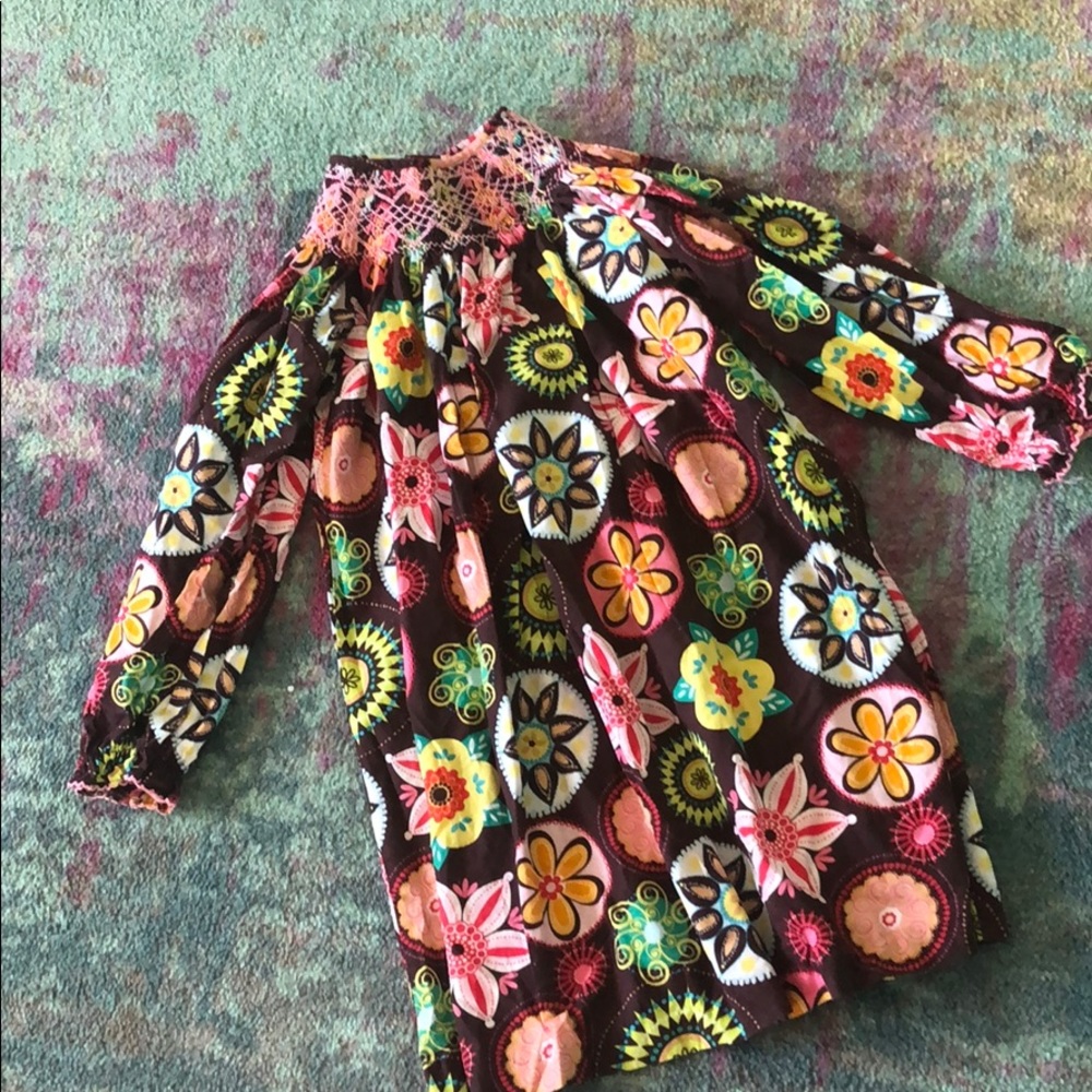 Multi Color Smock Dress